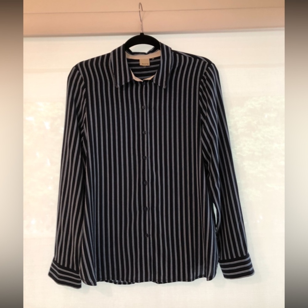 Ecru 100% silk shirt